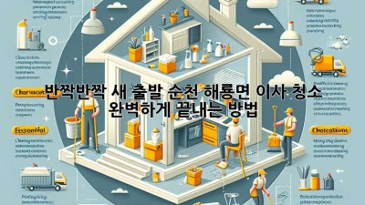 ✨ 반짝반짝 새 출발! 순천 해룡면 이사 청소, 완벽하게 끝내는 방법 ✨